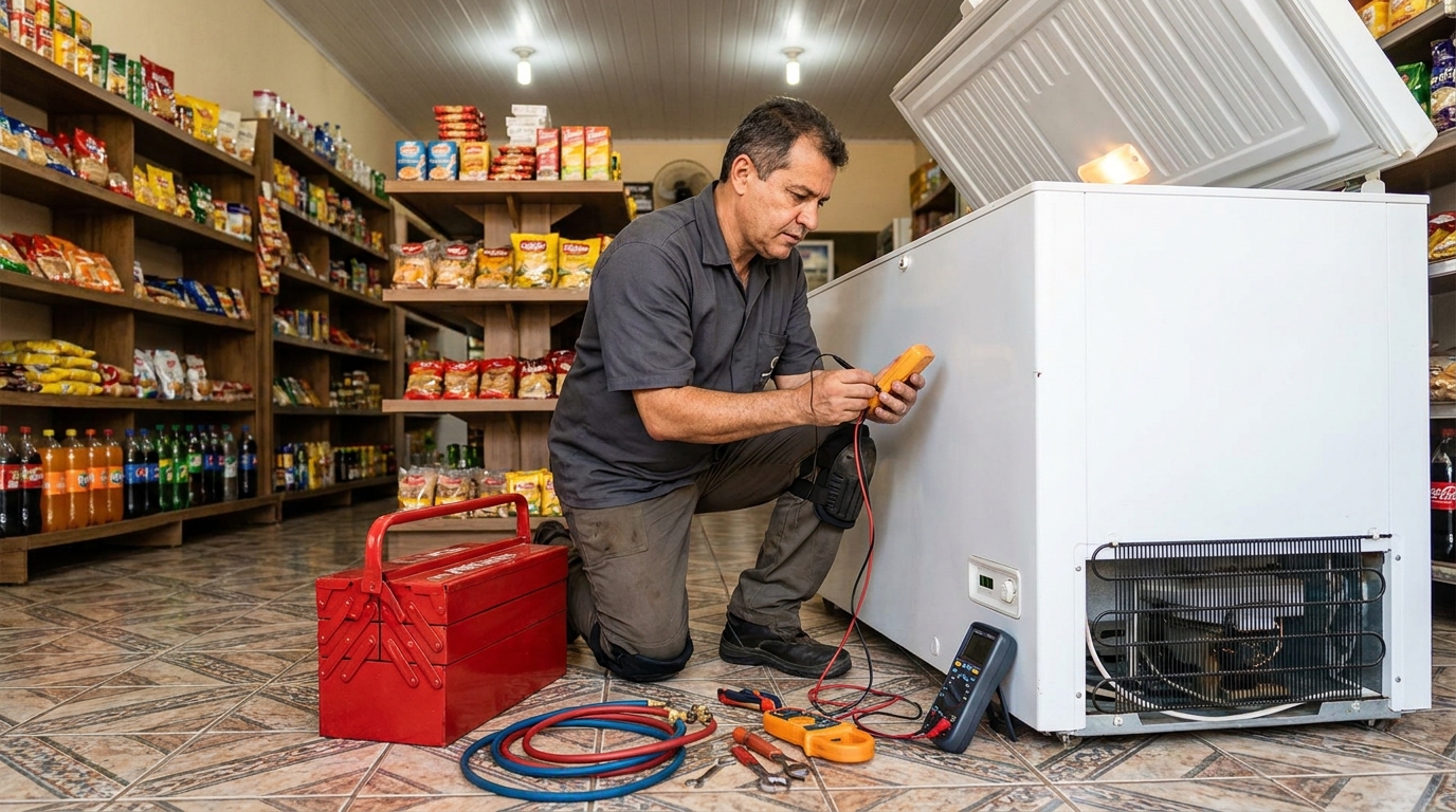 Ajuste de Temperatura do Freezer em Campos dos Goytacazes‑RJ